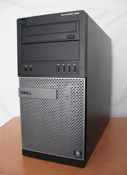 Ігровий ПК Dell Optiplex 990 Tower / Intel Core i5-2400 (4 ядра по 3.1 - 3.4 GHz) / 16 GB DDR3 / 120 GB SSD + 500 GB HDD /  nVidia Quadro K620, 2 GB GDDR3, 128-bit / DVD-RW / Win 10 Pro + Кабель живлення б/в | Зображення 3