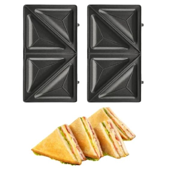 Вафельница 4в1 Zepline 2200W ZP-801 Мультимейкер со сменными панелями для сэндвичей вафель гриль орешница | Зображення 2