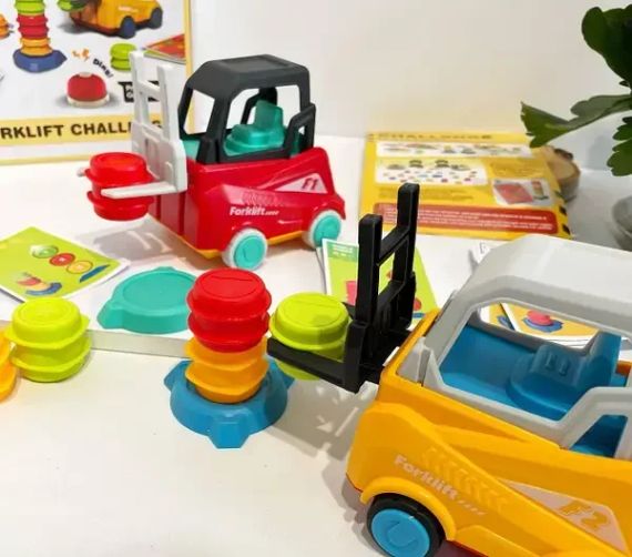 Настольная игра на логику и координацию Соревнования погрузчиков 202Y | Зображення 3