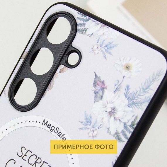 TPU+PC чохол Secret Garden with MagFit для Samsung Galaxy S23 FE White | Зображення 7
