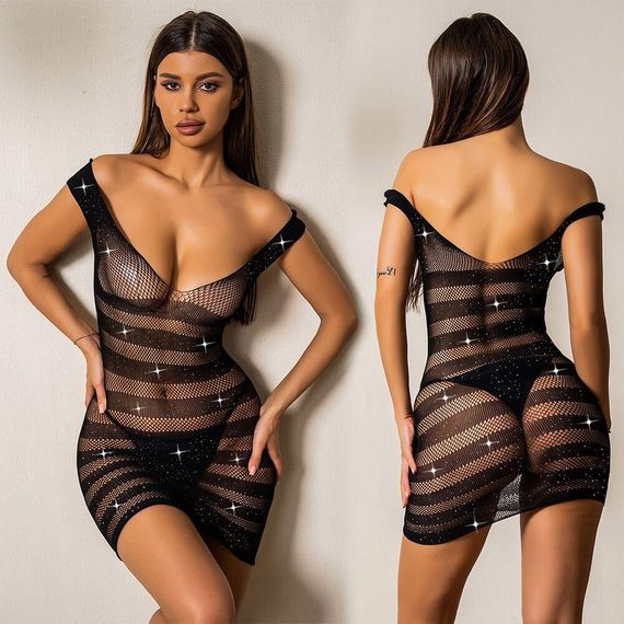 Бодістокінг-сукня JSY WW7173-D One Size Sex Aura | Зображення 3