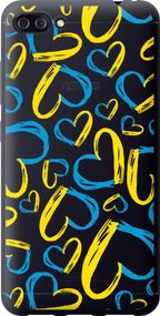 Чехол на Asus ZenFone 4 Max ZC554KL Сердца UA "5292u-1035-17620"