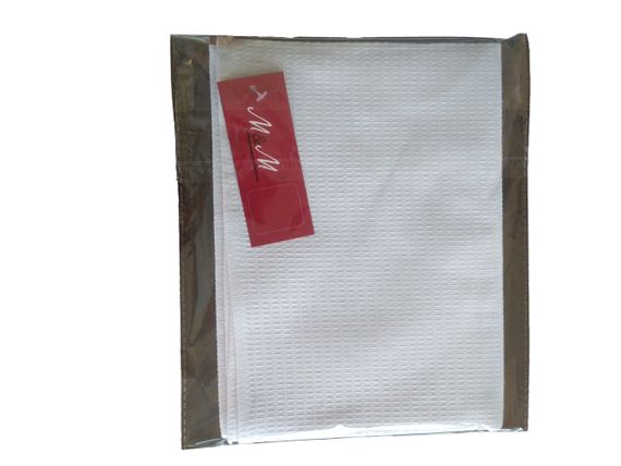 Рушник кухонний вафельний М&М 70х45 см Білий (213738) | Зображення 4