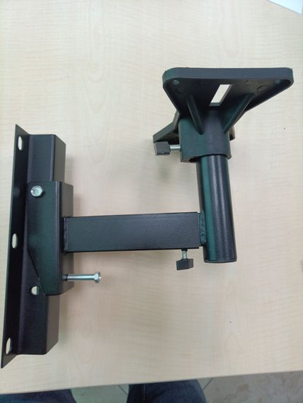 Кронштейн-Полиця для ТV 14"-27", до 10 кг, поворотна, Black, Box