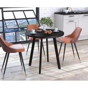 Стол обеденный круглый Loft Design Лерой Венге