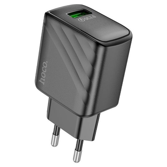 СЗУ HOCO CS21A, 18W, 1xUSB, QC3.0, Black, Box | Зображення 4