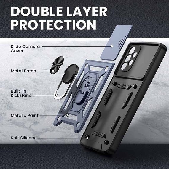 Ударостійкий чохол Camshield Serge Ring для Samsung Galaxy A72 4G / A72 5G | Зображення 4