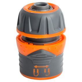 Конектор Flora 1/2" швидкознімний для шланга 1/2" з замком (ABS+TPR) (5015464)