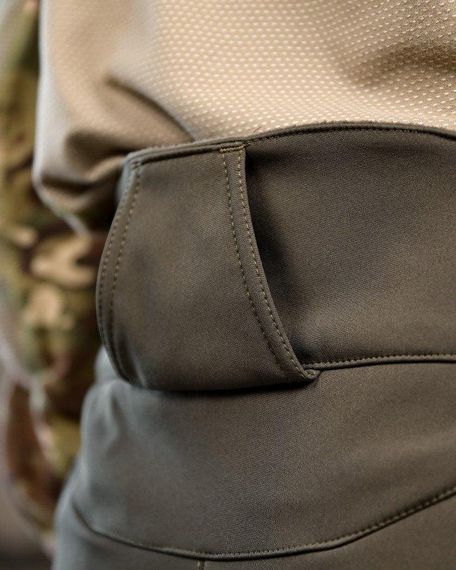 Тактичні штани софтшел DRAFT висока талія олива ВТ7616 | Зображення 9