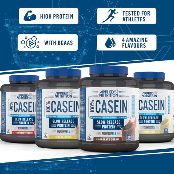 Протеїн Applied Nutrition 100% CASEIN 1.8KG (STRAWBERRY) | Зображення 2