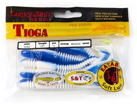 Виброхвост 3.9" Tioga Lucky John Лаки Джон T69 | Зображення 1