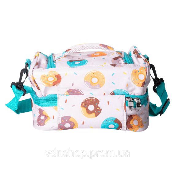 Ланч бег 25×15×15 (см) сумка для їжі в школу термосумка 7 (л) дитяча для ланчу, пікніка Рожевий HP-14-11 | Зображення 5