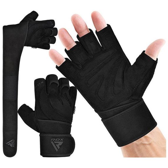 Рукавички для фітнесу RDX L4 Micro Plus Black XL | Зображення 1