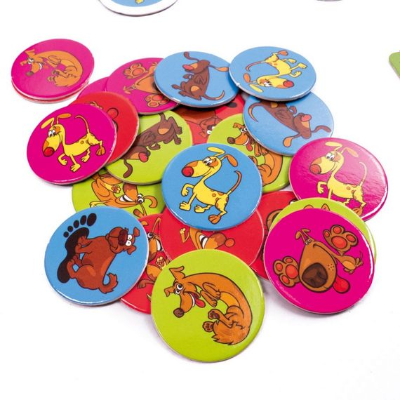 Дитяча настільна гра Готель "Гавкіт" VT8055-43, 4 готелі 24 жетони собак | Зображення 2