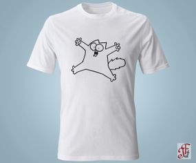 Жіноча футболка з принтом SIMON`S CAT Райдуж вас бачити. XL