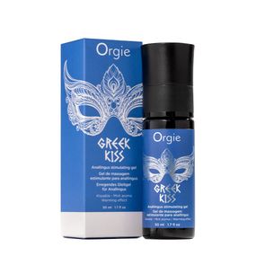 Стимулювальний гель для анілінгусу та анального сексу Orgie Greek Kiss, 50 мл, зігрівальний, зі смаком м’яти