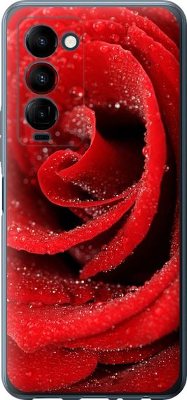 Чехол на Tecno Camon 18 Premier Красная роза "529u-2652-17620"