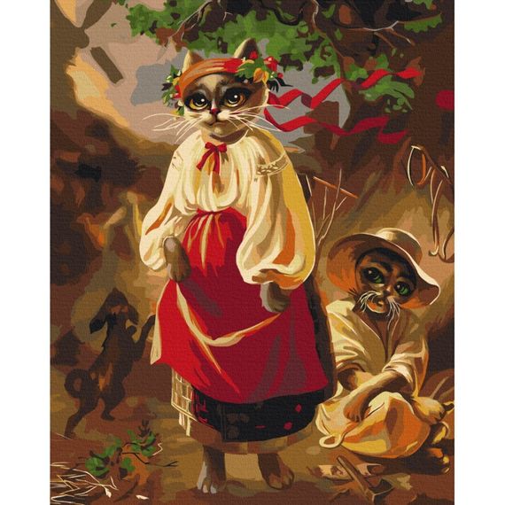 Картина по номерам "Котерина" © Марианна Пащук Brushme BS53663 40х50 см