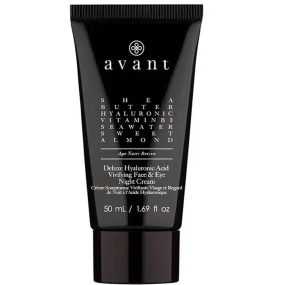 Нічний крем з гіалуроновою кислотою для обличчя та навколо очей Avant Skincare Deluxe Hyaluronic Acid