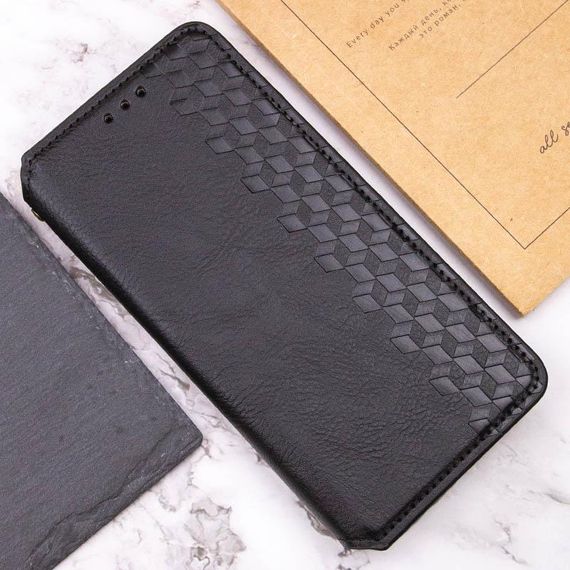 Кожаный чехол-книжка GETMAN Cubic (PU) для Samsung Galaxy A37 5G Черный | Зображення 6
