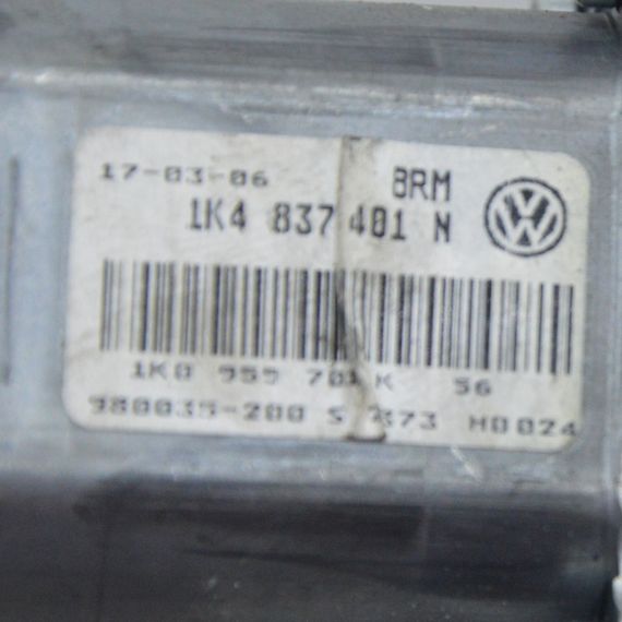 Моторчик склопідйомника передній лівий Volkswagen Passat B6 Golf V 2003-2010 Фольксваген Пасат 1K4837401N | Зображення 2