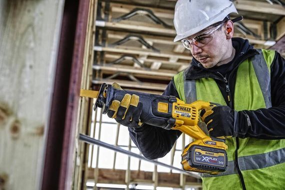 Пила сабельная аккумуляторная 54В DeWALT DCS389T2 | Зображення 6