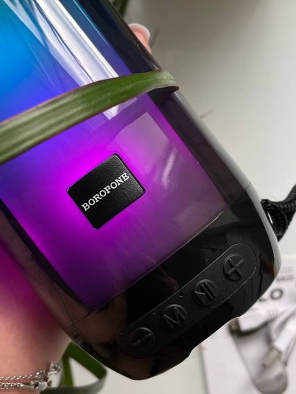 Бездротова колонка Borofone Light BR25 (Чорний) | Зображення 5