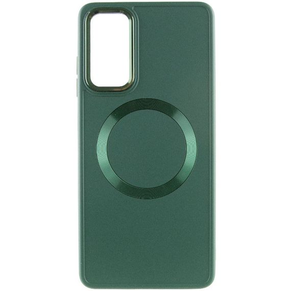 TPU чехол Bonbon Metal Style with MagSafe для Samsung Galaxy A25 5G Зеленый / Army Green | Зображення 1
