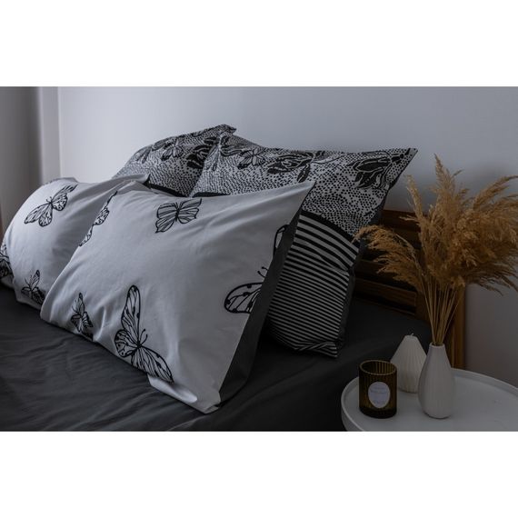 Постельное белье полуторное ТЕП Soft dreams Black Butterfly 2-03857-25994 150х215 см | Зображення 2
