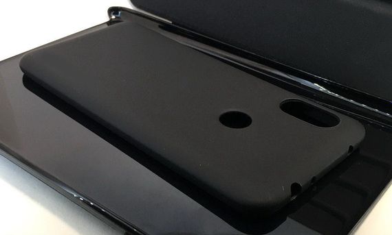 Чохол Силіконовий (TPU) SMTT накладка для Xiaomi Note 6 Чорний | Зображення 1