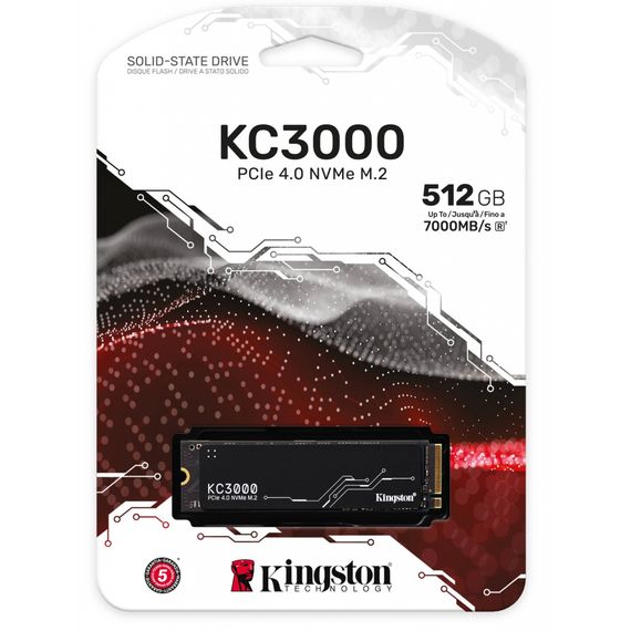 Накопитель SSD M.2 2280 512GB Kingston (SKC3000S/512G) | Зображення 2