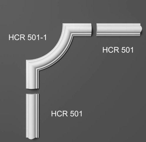 Молдинг гнучкий поліуретановий Grand Decor HCR 501 Flex | Зображення 7