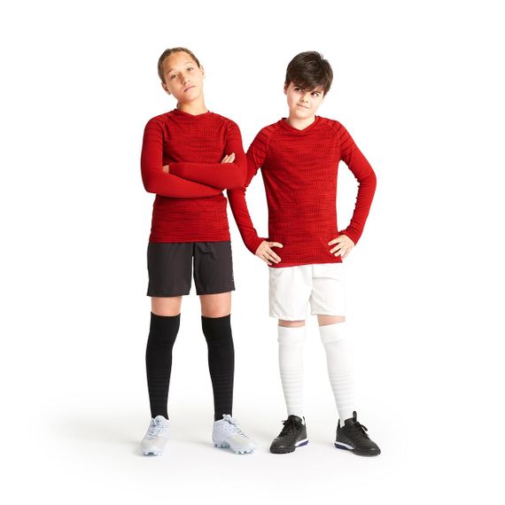 Термофутболка з довгими рукавами дитяча Keepdry 500 червона - 12-13 р 151-60 см | Зображення 4