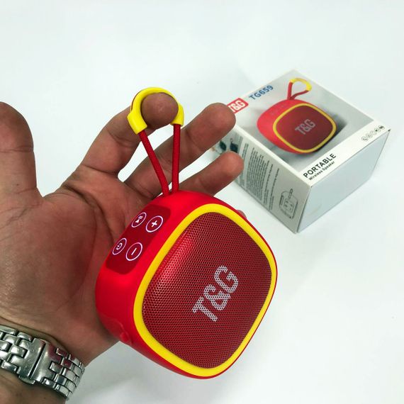 Bluetooth колонка з USB і AUX входом TG659, Колонка портативна акумуляторна, Колонки для музики вдома AU-25 | Зображення 4