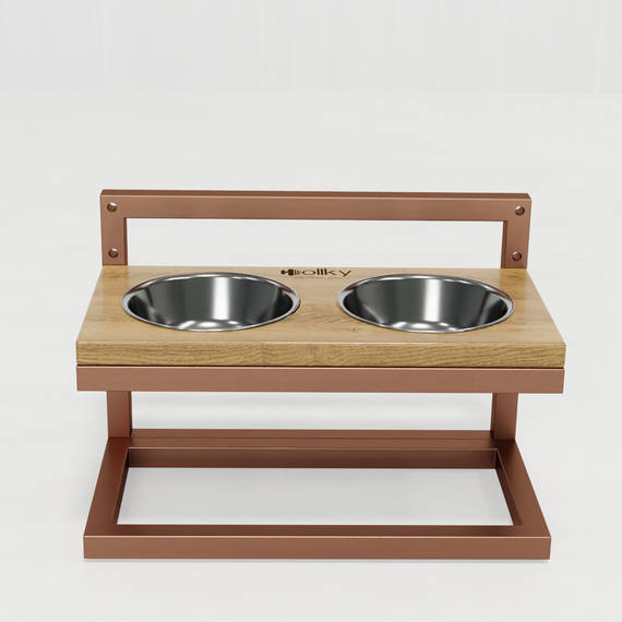 Миски на регулируемой подставке для маленьких собак Hollky Flex S (2 × 0.450 л) FS-422523-GLNT | Зображення 3