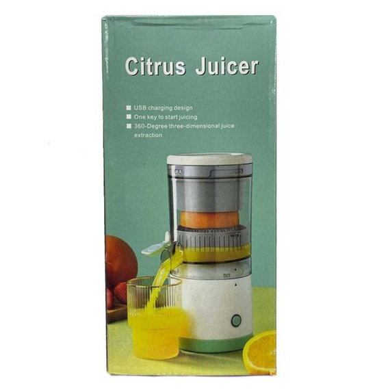 Соковыжималка портативная на аккумуляторе с зарядкой от USB Citrus Juicer | Зображення 2