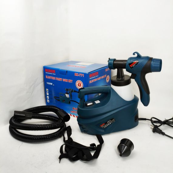 Краскопульт електричний для стін 1650 Вт Boxer BX-771 електричний фарборозпилювач VL-98 | Зображення 5