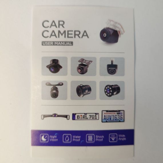 Камера заднього огляду HD AUTO WATERPROOF CAMERA | Зображення 8