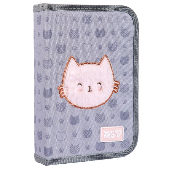 Пенал твердий одинарний із клапаном YES HP-03 Cat Yes 533868 3х13х21 см | Зображення 1
