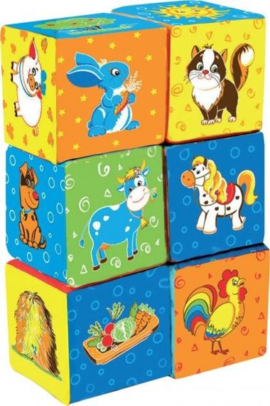 Набор кубиков "Ферма" МС 090601-02 | Зображення 1