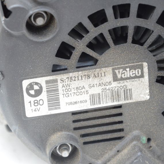 Генератор 180A 14V BMW E90 E91 E92 E93 2005-2013 Генератор БМВ е90 е91 е92 е93 7521178 | Зображення 4