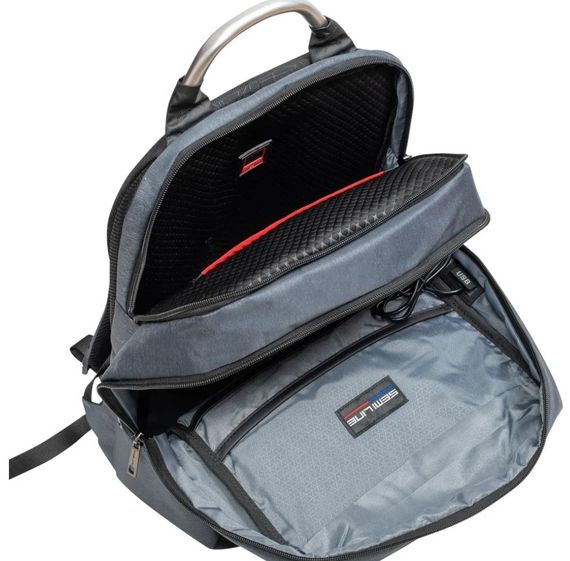 Рюкзак міський Semi Line USB 30 Grey (P8002) | Зображення 1