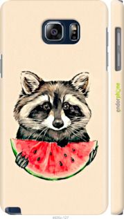 Чохол на Samsung Galaxy Note 5 N920C Єнотик з кавуном "4605m-127-2448"