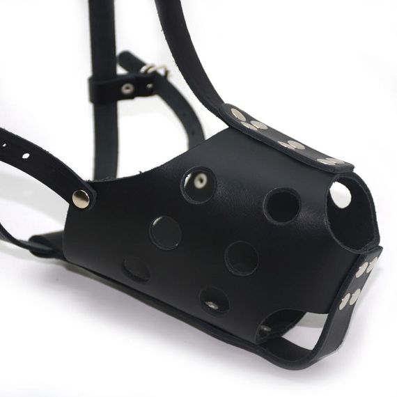 Намордник для собак Zoo-hunt кожа НС Доберман К черный | Зображення 1