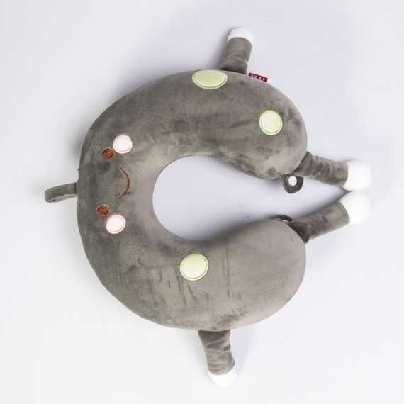 Подушка для шиї Donuts U-подібна, зелена HP-56-6GR