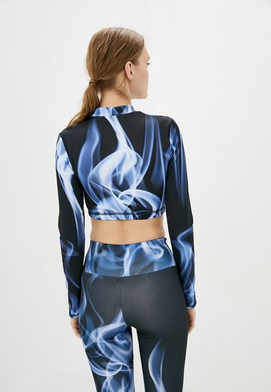 Спортивні легінси 4Profi з принтом "Дим" розмір XL дайвінг 16176 | Зображення 5