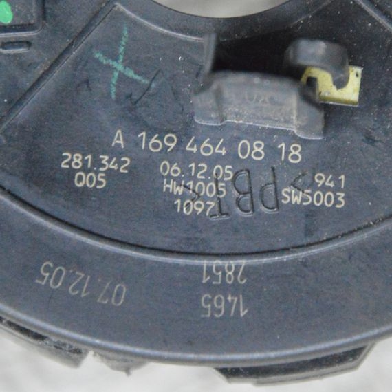 Шлейф підрульовий Mercedes W169 W203 W245 2000-2012 Шлейф подушки безпеки Мерседес A1694640818 | Зображення 2