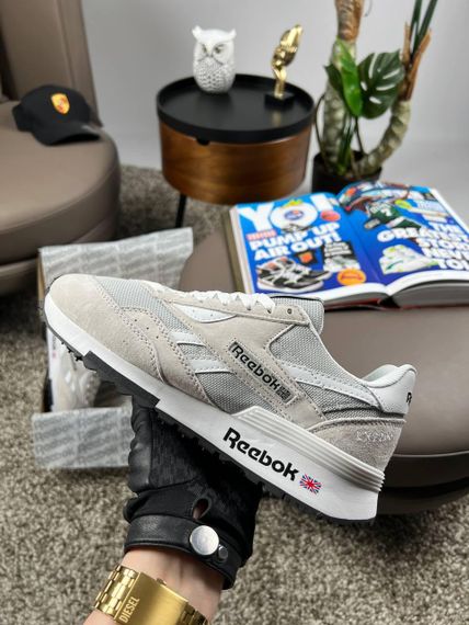 Мужские кроссовки замша  bok Classic LX2200 Grey White весна / літо / осінь A3655 46 | Зображення 6