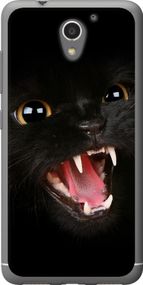 Чехол на ZTE A510 Чёрная кошка "932u-432-17620"