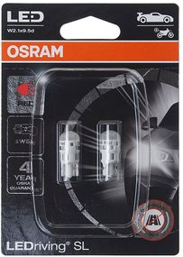 2825DRP-BLI2 OSRAM Лампа W5W 12V 1W W2.1X9.5D